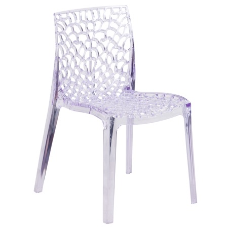 Eden Transparent Stacking Side Chair