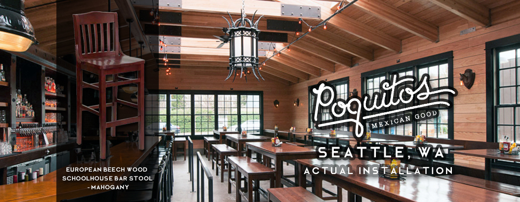 seating arrangement in Pquitos in Seattle, Washington