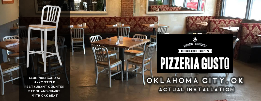 seating arrangement in Pizzeria Gusto in Oklahoma, OK