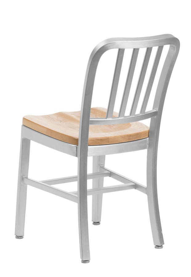 3013 Sandra aluminum chair wood seat back angle_pu