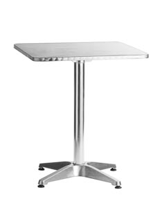 Aluminum 24" Square  Table