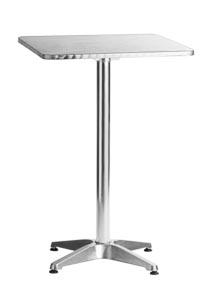 Aluminum 24"x24" Square Bar Table 42" Height