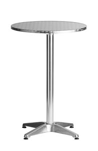 Aluminum 24" Round Restaurant Bar Table