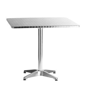 Aluminum 31.5" Square Table