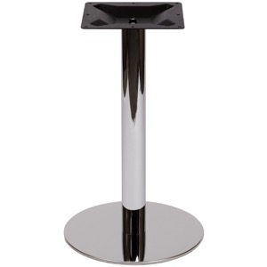 Blair Chrome Round Table Base-Table Height