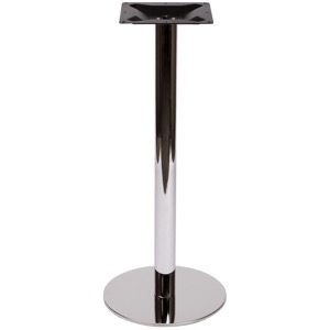 Blair Chrome Round Table Base-Bar Height