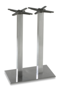 Elite 304 Stainless Steel Premium Outdoor Double Column Rectangular Table Base
