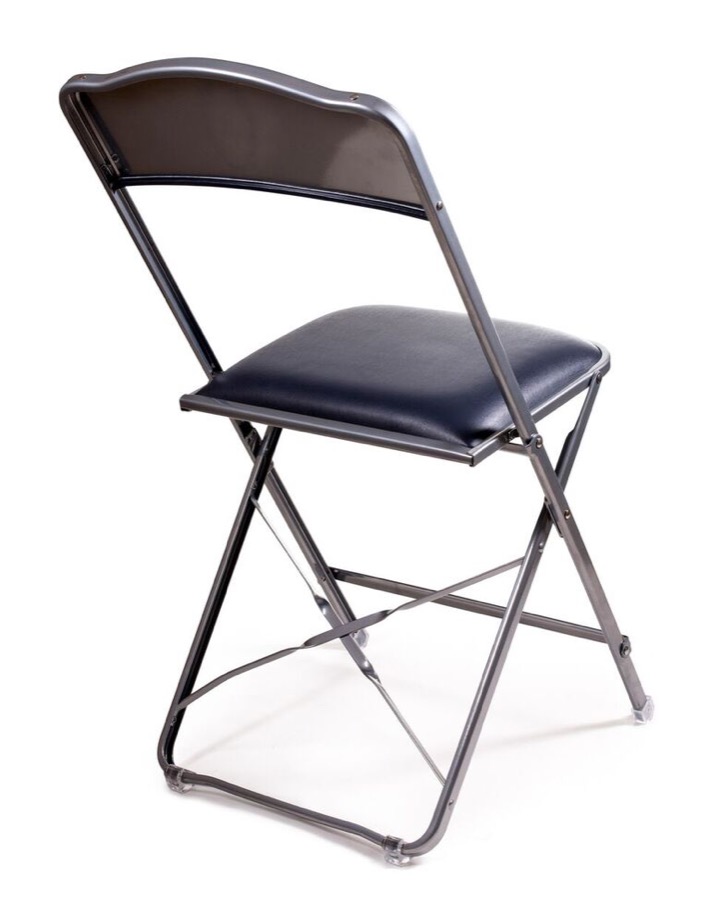 narrow folding chairs