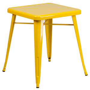 24" Square Top Tolix Cafe Table