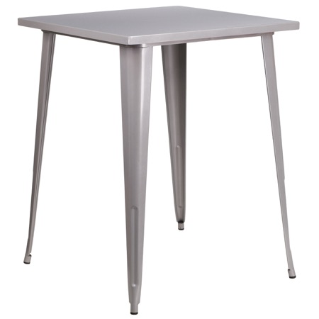 Square Tolix Bar Height Cafe Table-31.5
