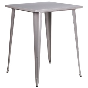 Square Tolix Bar Height Cafe Table-31.5"