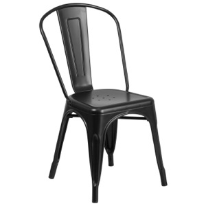 Tolix Matte Black Chair