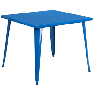 Square Tolix Cafe Table-35.5"