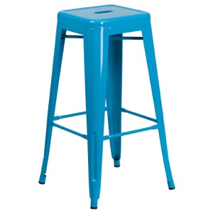 Tolix  Pastel Backless Barstool