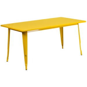 Rectangular Tolix Cafe Table-31.5