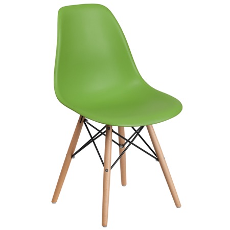 Bailey Side Chair with Wood Base