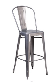 Grayson Clear Coated Metal Barstool