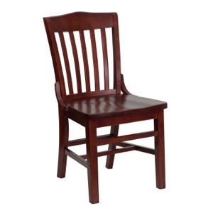 Schoolhouse Back Wooden Chair