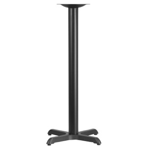 Restaurant Table X-Base with 3'' Diameter Column-Bar Height