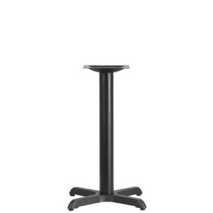 Restaurant Table X-Base with 3'' Diameter Column-Table Height