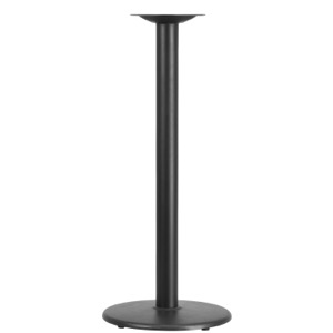 18" Round Restaurant Table Base with 3'' Diameter Column-Bar Height