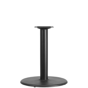 24" Round Restaurant Table Base with 4'' Diameter Column-Table Height