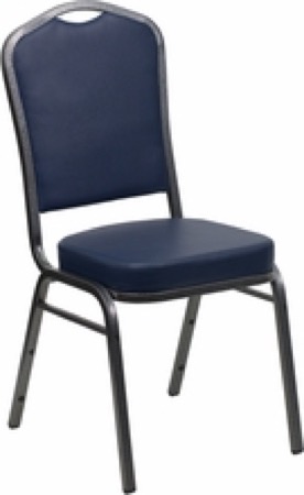 Crown Back Stacking Banquet Chair with 2.5'' Thick Seat