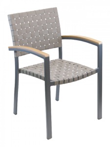 Zander Aluminum Arm Chair