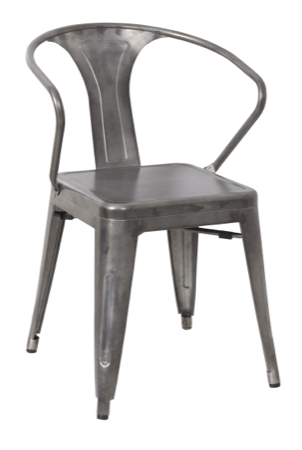 Galvanized Steel Arm Chair