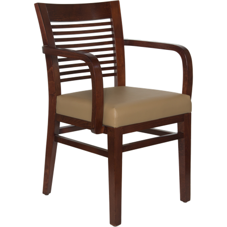 Decorative Ladder Back Arm Chair