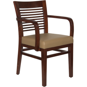 Decorative Ladder Back Arm Chair