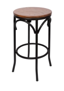 Henry Steel Backless Barstool