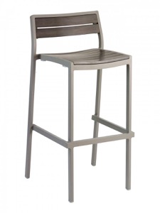 Sahara Outdoor Aluminum Barstool-Stackable