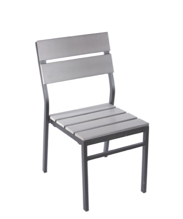 Seaside Stackable Aluminum Side Chair