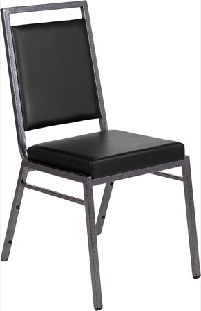 Square Back Vinyl Stacking Banquet Chair