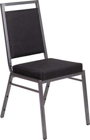 Square Back Fabric Stacking Banquet Chair