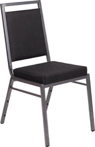 Square Back Fabric Stacking Banquet Chair