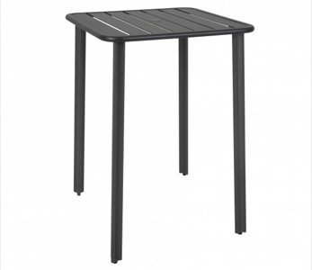Vista 32" Square Aluminum Bar Height Table
