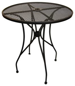 Wrought Iron Bar table- round